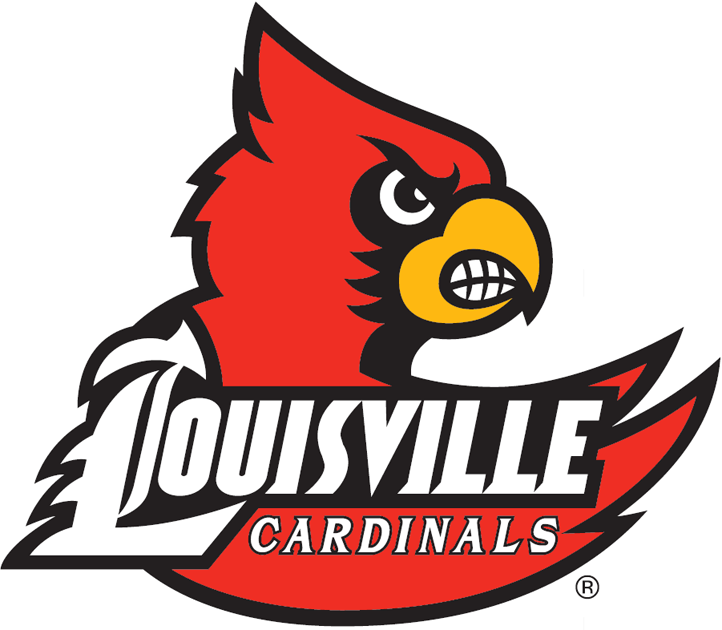 Louisville University Cardinals Vintage Mascot Iron-on Patch 