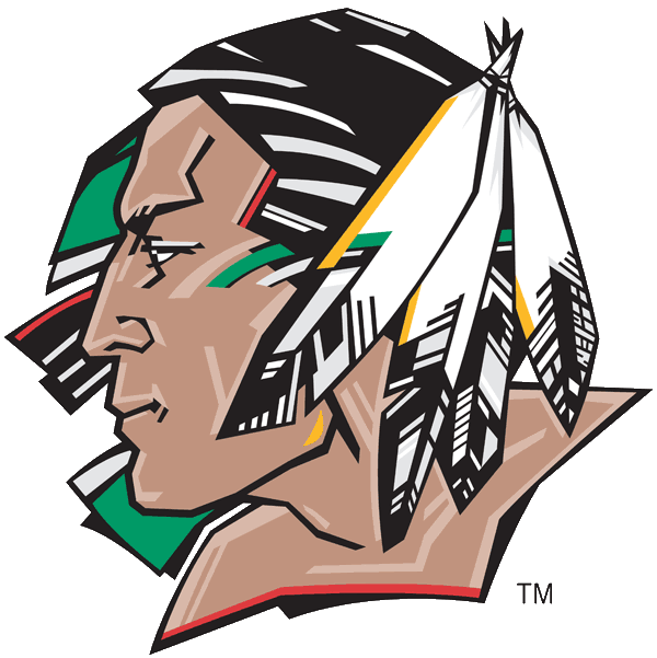 North Dakota Fighting Sioux Style-1 Embroidered Iron On Patch